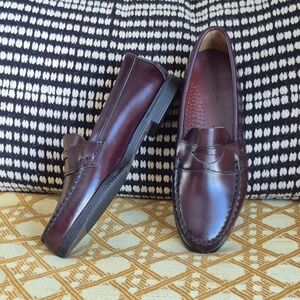 Vintage Dexter Classic Leather Burgundy Loafers Womens Size 7.5 M, Excellent